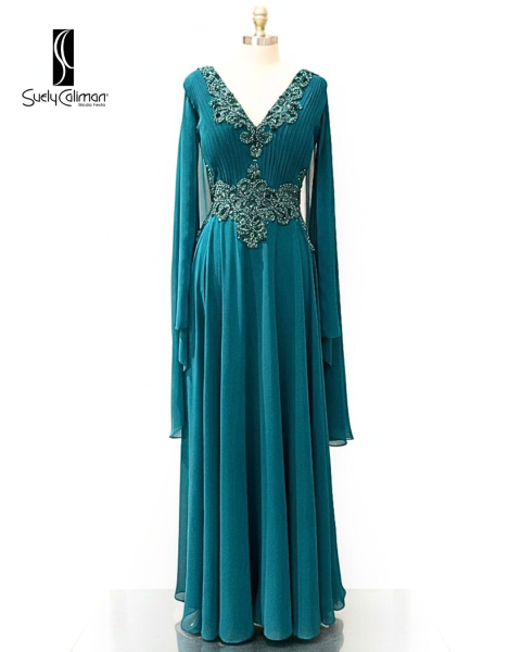 VESTIDO COM CINTURA IMPÉRIO